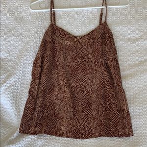 Snakeskin cami